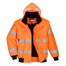 Load image into Gallery viewer, Hi-Vis 3-in-1 Bomber Jacket