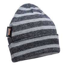 Load image into Gallery viewer, Striped Insulated Knit Cap, Insulatex Lined
