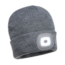 Load image into Gallery viewer, Rechargeable Twin LED Beanie
