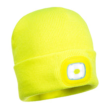 Load image into Gallery viewer, Beanie LED Head Light USB Rechargeable
