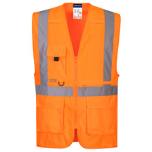 Load image into Gallery viewer, Hi-vis Executive Vest With Tablet Pocket
