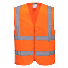 Load image into Gallery viewer, Hi-Vis Zipped Band &amp; Brace Vest
