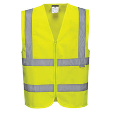 Load image into Gallery viewer, Hi-Vis Zipped Band &amp; Brace Vest
