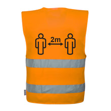 Load image into Gallery viewer, Hi-Vis Social Distancing Vest 2m
