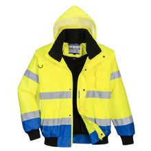 Load image into Gallery viewer, Hi-Vis Contrast Bomber Jacket
