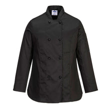 Load image into Gallery viewer, Rachel Ladies Long Sleeve Chefs Jacket
