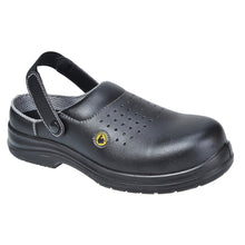 Load image into Gallery viewer, Portwest Compositelite ESD Perforated Safety Clog SB AE
