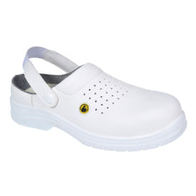 Load image into Gallery viewer, Portwest Compositelite ESD Perforated Safety Clog SB AE
